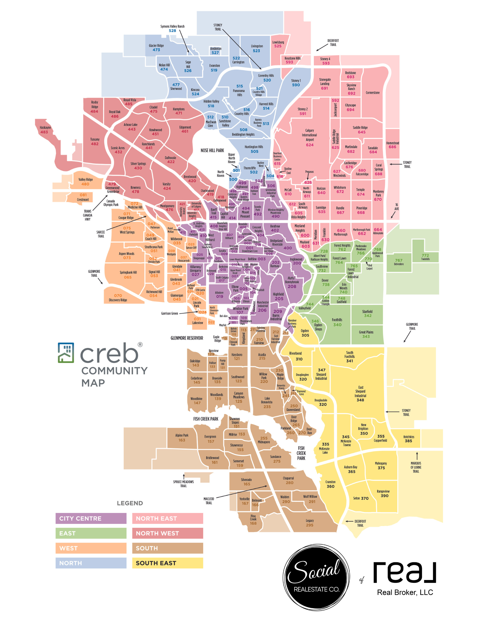 Calgary Community Map - 2023
